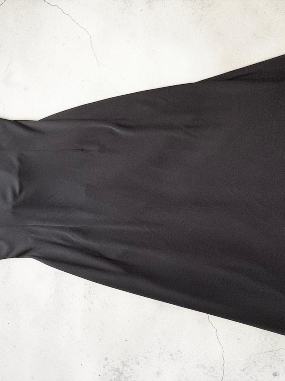 VTG Papell Boutique Evening Strapless Maxi Dress Size 6 Black W/ Blue Satin Trim - Picture 11 of 16